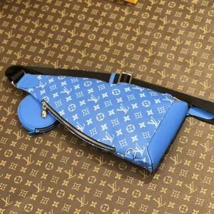 Louis Vuitton Duo Slingbag Taigarama Agave Blue