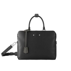 Armand Briefcase Taurillon Black Leather