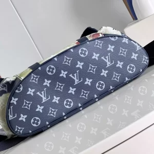 Christopher MM Monogram Bleach Ink Blue