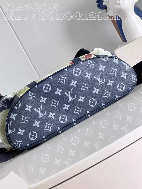 Christopher MM Monogram Bleach Ink Blue