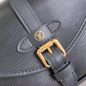 LV Saumur BB Black Leather