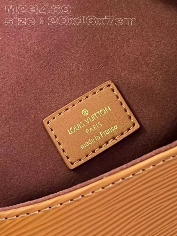 LV Saumur BB Cognac Brown Leather