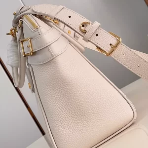 Lock It MM High End Cream Taurillon Leather