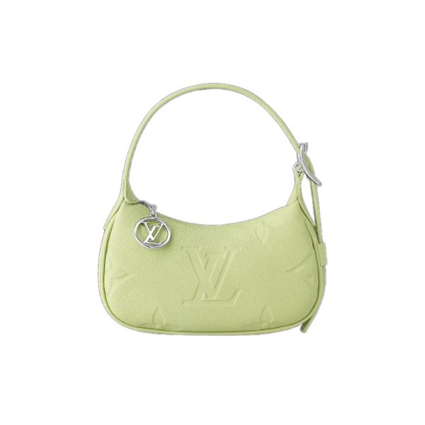 Mini Moon Monogram Empreinte Light Green Leather