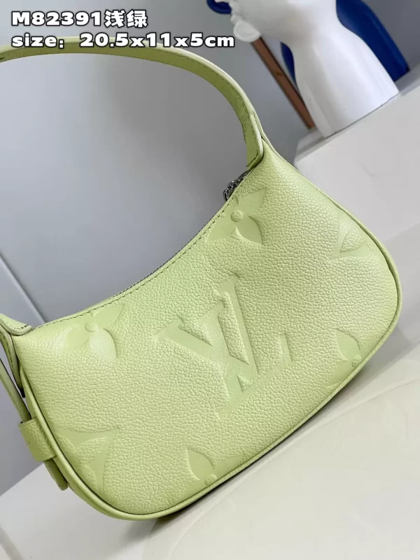 Mini Moon Monogram Empreinte Light Green Leather