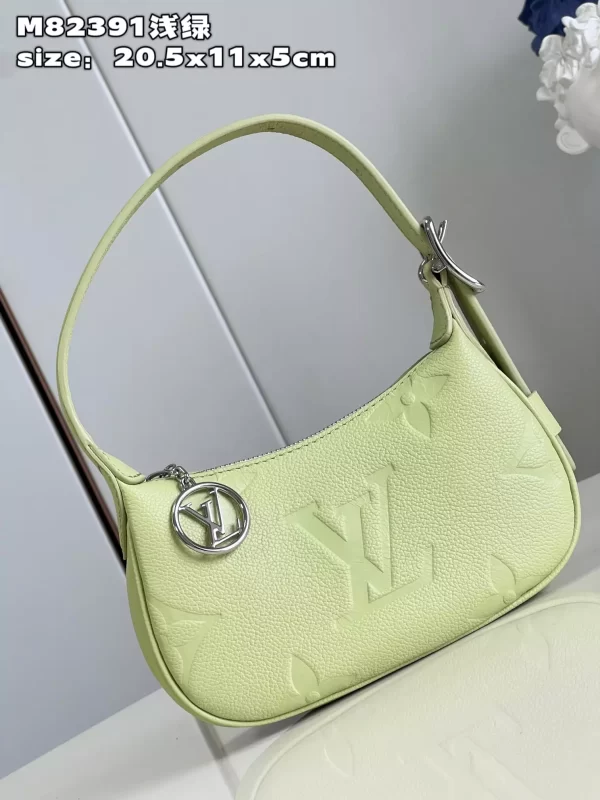 Mini Moon Monogram Empreinte Light Green Leather