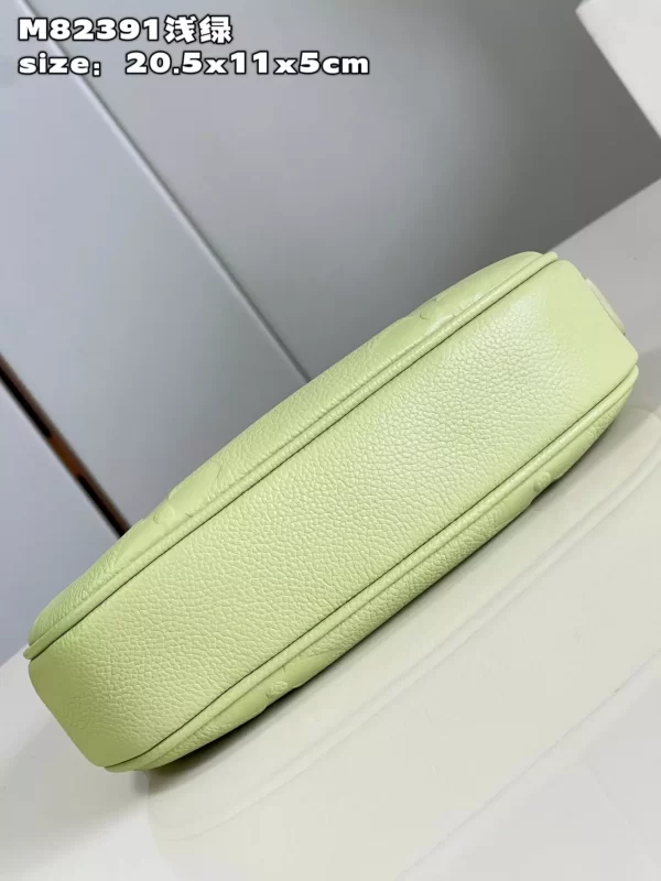 Mini Moon Monogram Empreinte Light Green Leather