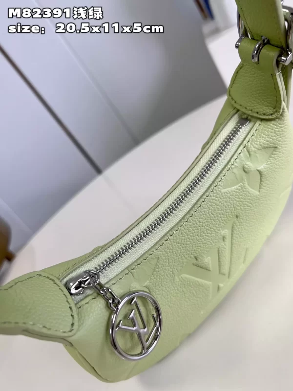 Mini Moon Monogram Empreinte Light Green Leather