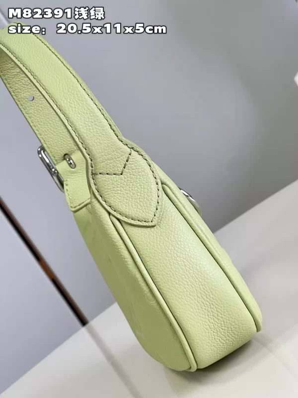 Mini Moon Monogram Empreinte Light Green Leather