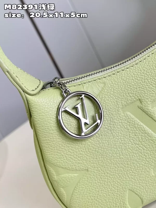 Mini Moon Monogram Empreinte Light Green Leather