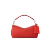 Soft Polochon MM Calf Red Leather Trim