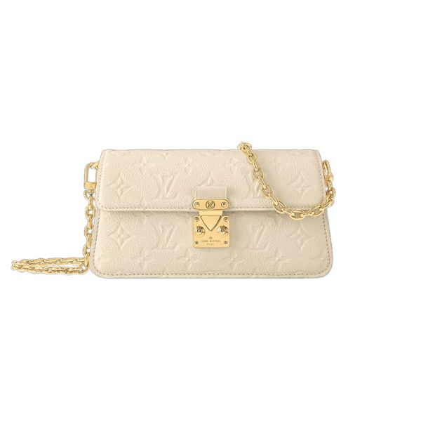 Wallet On Chain Métis Monogram Empreinte Creme Leather