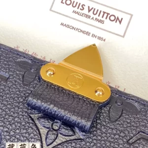 Wallet On Chain Métis Monogram Empreinte Navy Leather