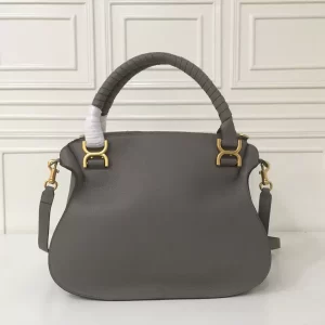 Chloé Marcie Elephant Grey Double Carry Bag