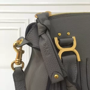 Chloé Marcie Elephant Grey Double Carry Bag