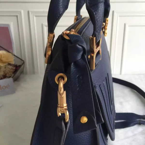 Chloé Marcie Navy Double Carry Bag