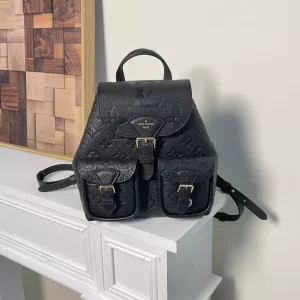 Backup Backpack Black Monogram Empreinte Leather