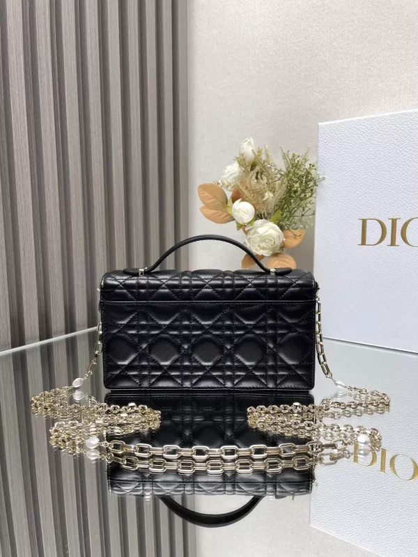 My Dior Mini Bag Black Cannage Lambskin