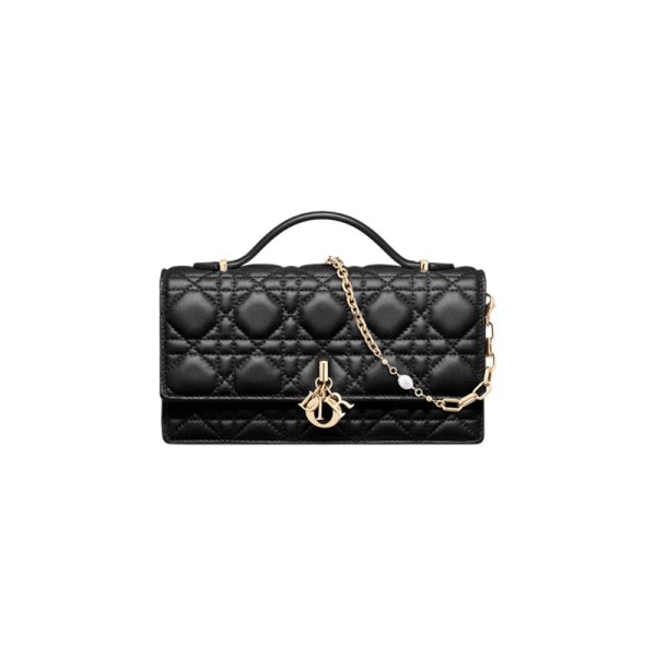 My Dior Mini Bag Black Cannage Lambskin