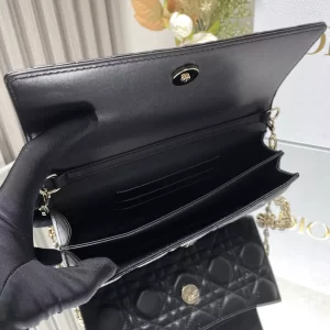 My Dior Mini Bag Black Cannage Lambskin