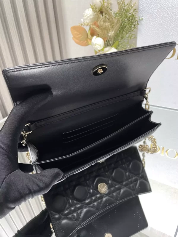 My Dior Mini Bag Black Cannage Lambskin