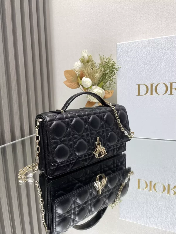 My Dior Mini Bag Black Cannage Lambskin