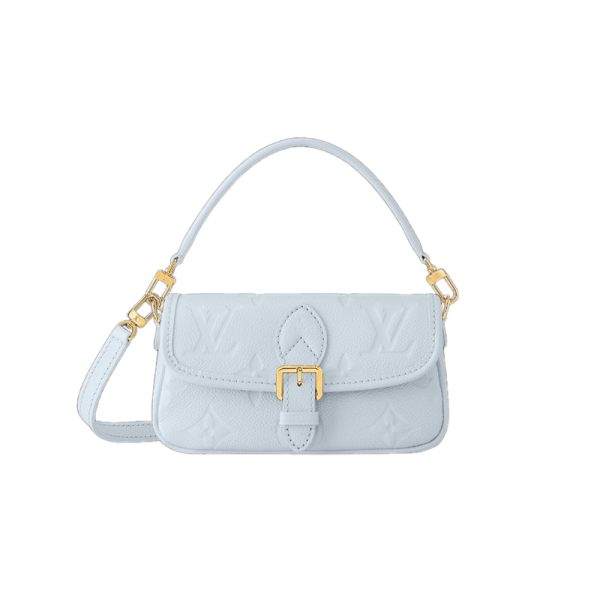 Nano Diane Monogram Empreinte Olympe Blue Leather