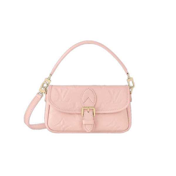 Nano Diane Monogram Empreinte Opale Pink Leather