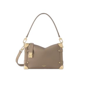 Side Trunk MM Taupe Grained Calf Leather