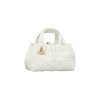 Small Dior Toujours Bag Latte Macrocannage Calfskin