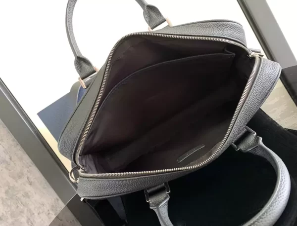 Briefcase Black Dior Gravity Leather and Black Grained Calfskin