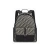 Dior 8 Backpack Beige and Black Dior Oblique Jacquard - DB188