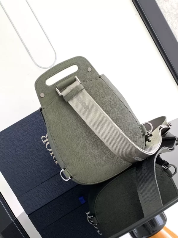 Dior Gallop Sling Bag Khaki Grained Calfskin