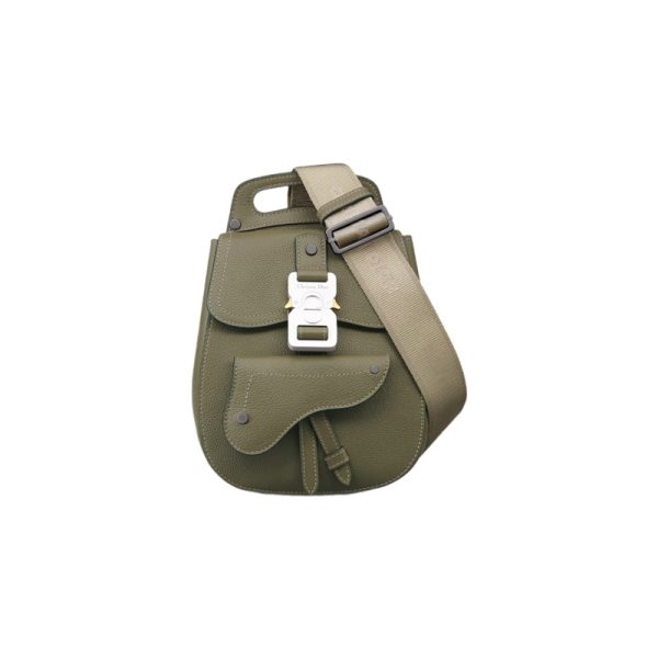 Dior Gallop Sling Bag Khaki Grained Calfskin