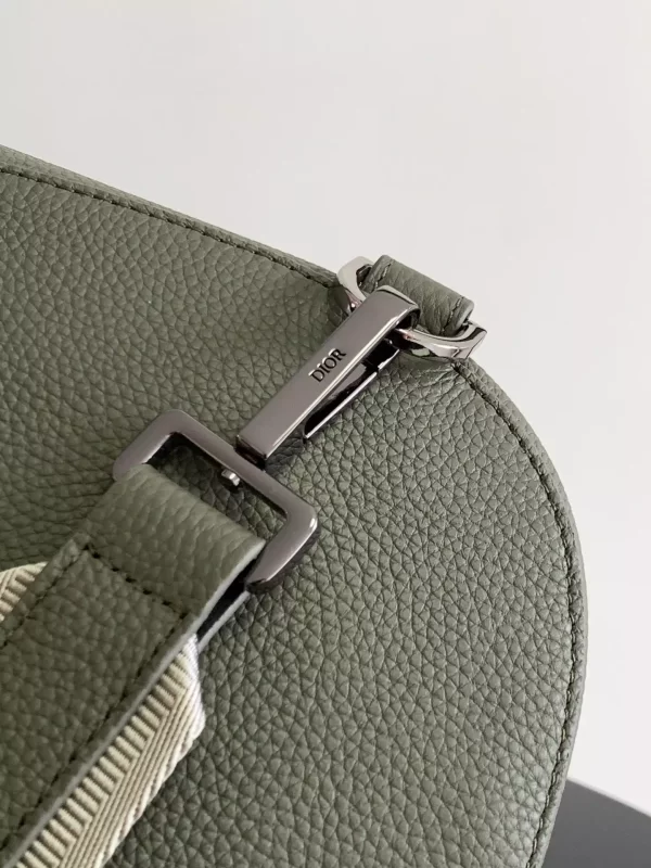 Dior Gallop Sling Bag Khaki Grained Calfskin