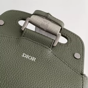 Dior Gallop Sling Bag Khaki Grained Calfskin