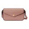 GG Super Mini Shoulder Bag in Rose Beige Leather