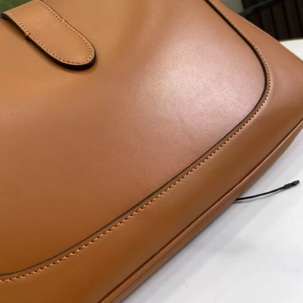 Gucci Jackie Small Shoulder Bag Brown Leather