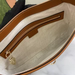 Gucci Jackie Small Shoulder Bag White Canvas