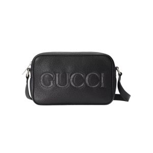 Gucci Mini Shoulder Bag in Black Leather
