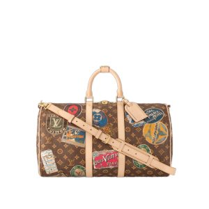 Keepall Bandoulière 45 Other Monogram Canvas Natural Cowhide Leather