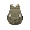 Maxi Gallop Backpack Khaki Grained Calfskin