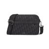 Maxi Safari Bag with Strap Black Dior Oblique Jacquard and Black Grained Calfskin