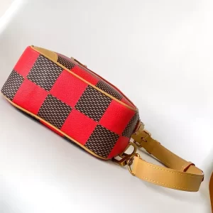 Chess Messenger Bag Red Damier Pop Canvas