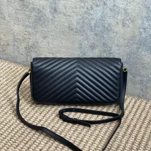 Kate 99 in Black Quilted Nappa Leather - YB082