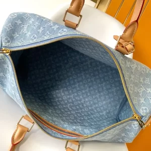 Keepall Bandoulière 45 Sky Denim Monogram Denim