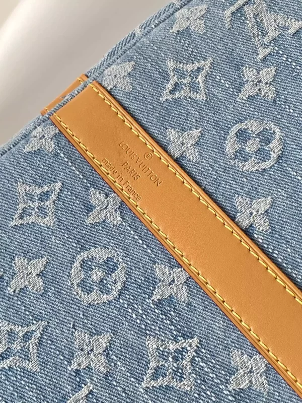 Keepall Bandoulière 45 Sky Denim Monogram Denim