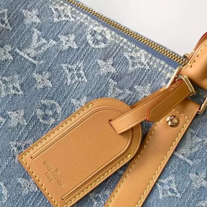 Keepall Bandoulière 45 Sky Denim Monogram Denim