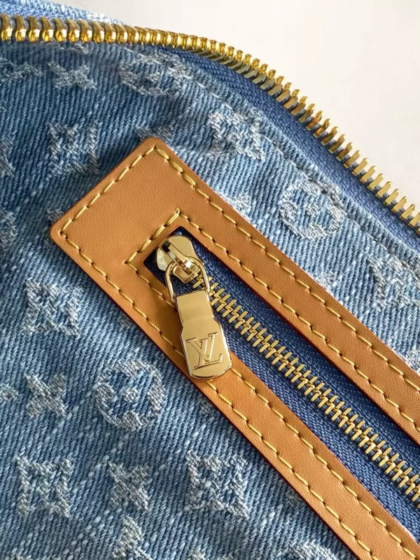 Keepall Bandoulière 45 Sky Denim Monogram Denim