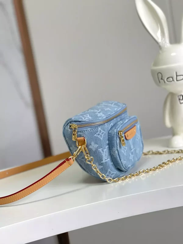 Mini Bumbag Sky Denim Monogram Denim